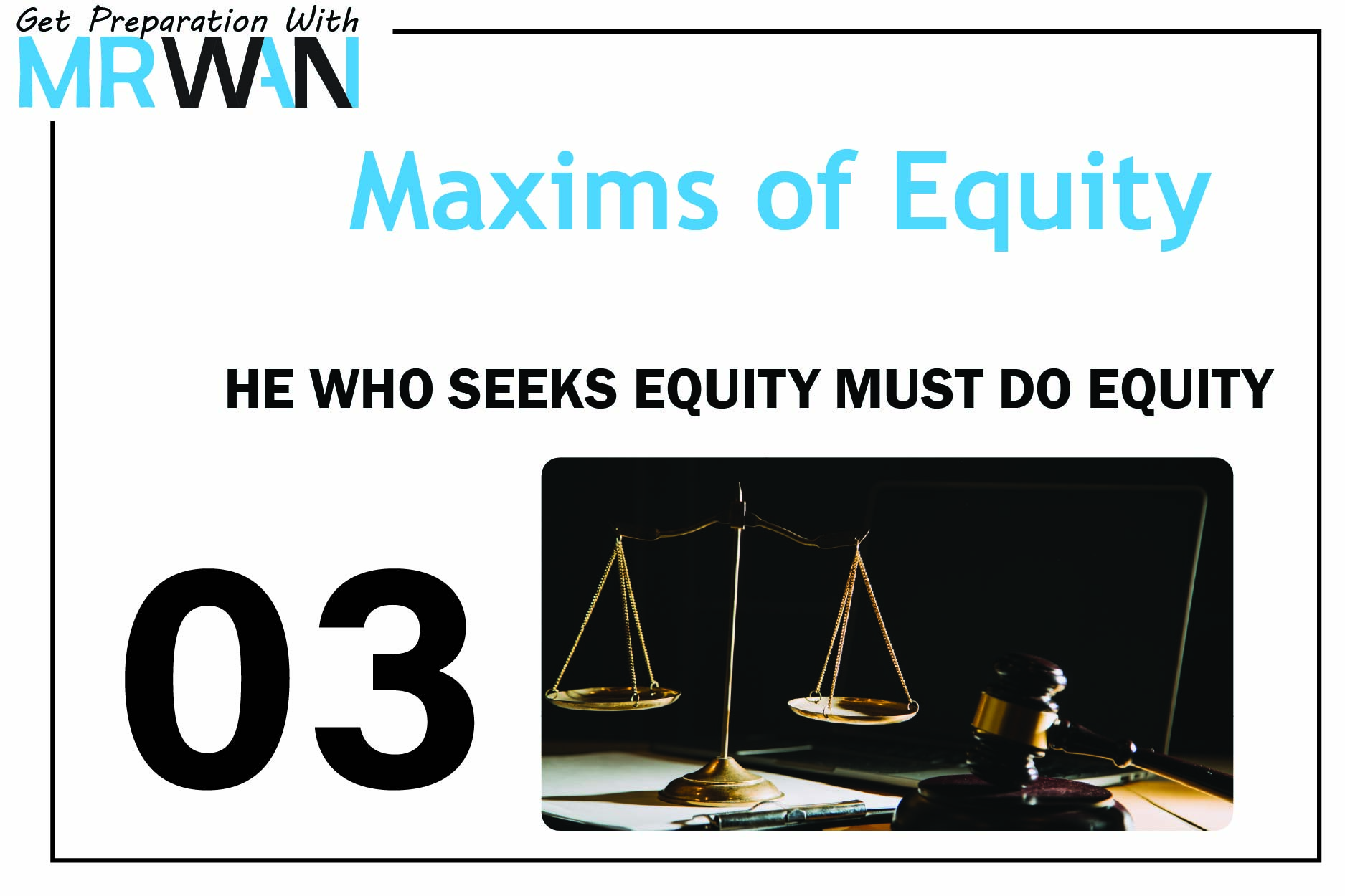 HE WHO SEEKS EQUITY MUST DO EQUITY-01